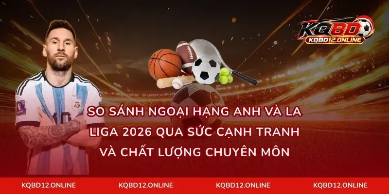 So sánh Ngoại hạng Anh và La Liga 2026 qua sức cạnh tranh và chất lượng chuyên môn